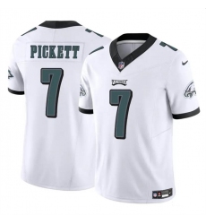 Men's Philadelphia Eagles #7 Kenny Pickett White 2023 F.U.S.E Vapor Untouchable Limited Football Stitched Jersey