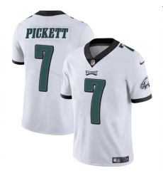 Men's Philadelphia Eagles #7 Kenny Pickett White Vapor Untouchable Limited Football Stitched Jersey