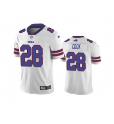Men's Buffalo Bills #28 James Cook White Vapor Untouchable Limited Stitched Jersey