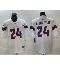 Men's Houston Texans #24 Derek Stingley Jr. White Vapor Untouchable Football Stitched Jersey
