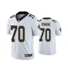 Men's New Orleans Saints #70 Trevor Penning White Vapor Limited Stitched Jersey