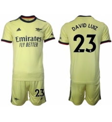 Men 2021-2022 Club Arsenal away yellow 23 Soccer Jersey