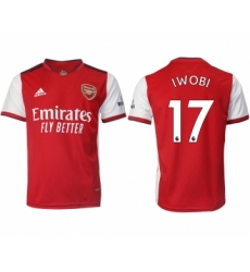 Men 2021-2022 Club Arsenal home aaa version red 17 Soccer Jersey