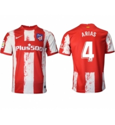 Men 2021-2022 Club Atletico Madrid home aaa version red 4 Nike Soccer Jersey