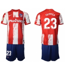 Men 2021-2022 Club Atletico Madrid home red 23 Nike Soccer Jersey
