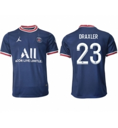 Men 2021-2022 Club Paris St German home aaa version blue 23 Soccer Jersey
