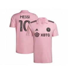 Youth Inter Miami CF #10 Lionel Messi Pink Soccer Jersey