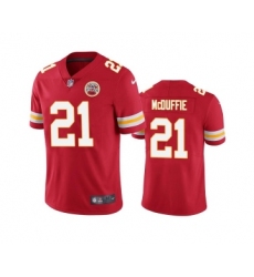 Men's Kansas City Chiefs #21 Trent McDuffie Red Vapor Untouchable Limited Stitched Football Jersey