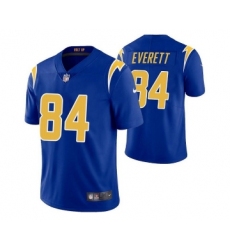 Men's Los Angeles Chargers #84 Gerald Everett Royal Vapor Untouchable Limited Stitched Jersey