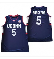 Men's 2024 #5 Pagie bueckers Blue uncon Jersey