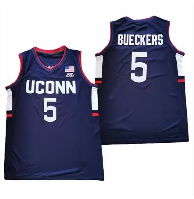 Men's 2024 #5 Pagie bueckers Blue uncon Jersey