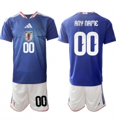 Men's Japan Custom 2026 Blue Home Soccer Jersey Suit