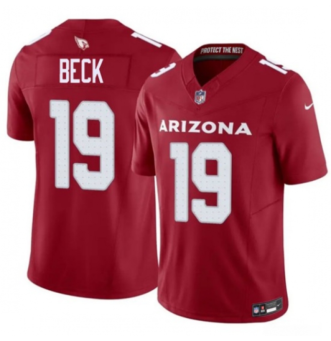 Men's Arizona Cardinals #19 Carson Beck Red 2026 Draft F.U.S.E. Vapor Untouchable Limited Football Stitched Jersey