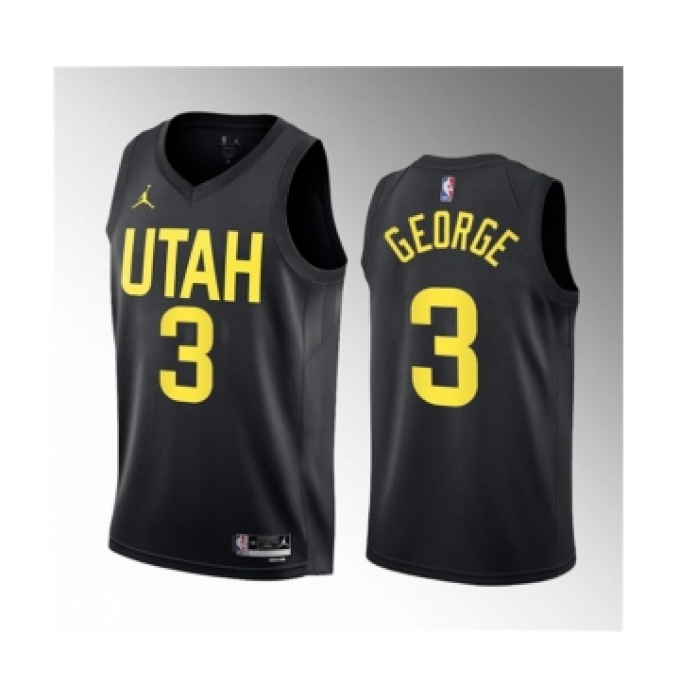 Men's Utah Jazz #3 Keyonte George White 2023 Draft Association Edition Stitched Basketball Jersey