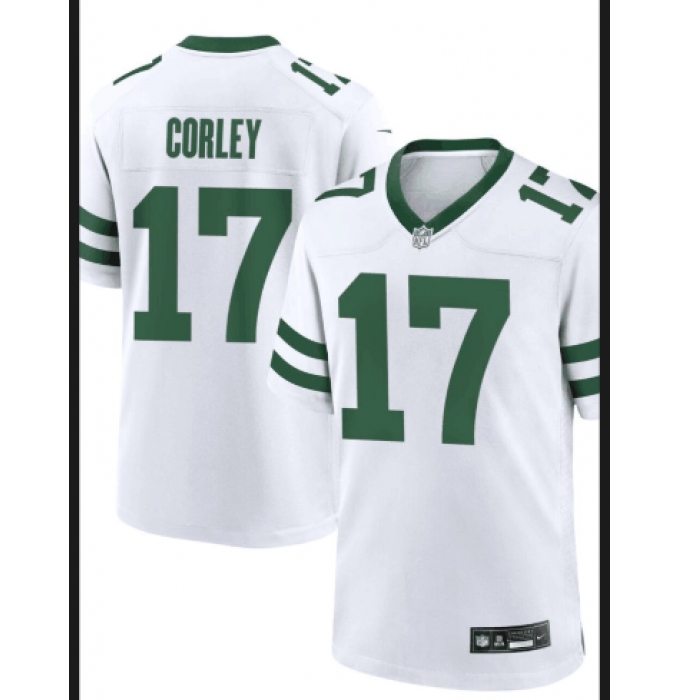 Men's New York Jets #17 Corley White Vapor Untouchable Limited Stitched Jersey