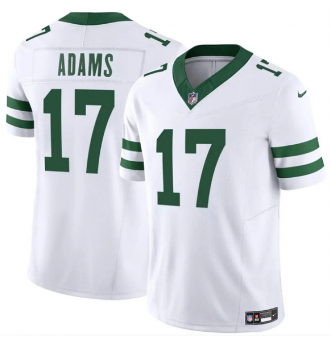 Men's New York Jets #17 Davante Adams White 2024 F.U.S.E. Vapor Limited Football Stitched Jersey