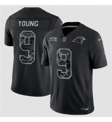 Men's Carolina Panthers #9 Bryce Young Black F.U.S.E. 2026 Salute to Service Limited Football Stitched Jersey