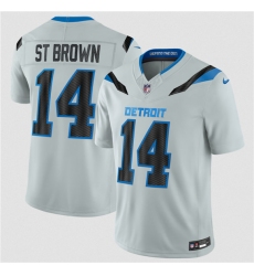 Youth Detroit Lions #14 Amon-Ra St. Brown Silver 2026 F.U.S.E. Rivalries Collection Limited Football Stitched Jersey