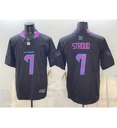 Men's Houston Texans #7 C.J. Stroud Black F.U.S.E. 2025 DJ SCREW Vapor Limited Stitched Football Jersey
