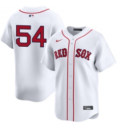 Men's Boston Red Sox #54 Lucas Giolito White No Name 2024 Home Limited Stitched Jersey