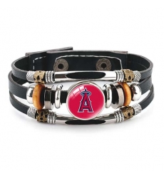 Los Angeles Angels MLB Pro football team jewel cowhide bracelet leather hand jewelry