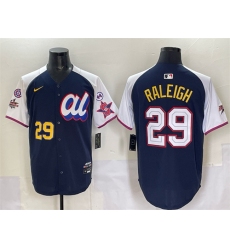 Men's American League #29 Cal Raleigh Navy Alternate 2025 All-Star With Edition Limited Stitched Baseball Jersey