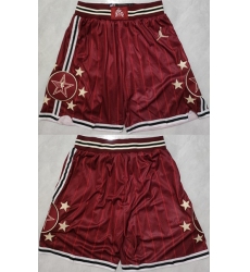 Men's 2024 All-Star Red Shorts (Run Small)