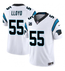 Men's Carolina Panthers #55 Devin Lloyd White 2026 F.U.S.E. 1-Star C Vapor Limited Football Stitched Jersey