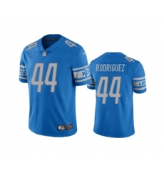 Mens Detroit Lions #44 Malcolm Rodriguez Blue Vapor Untouchable Limited Stitched Jersey