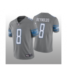 Men's Detroit Lions #8 Josh Reynolds Grey Vapor Untouchable Limited Stitched Jersey