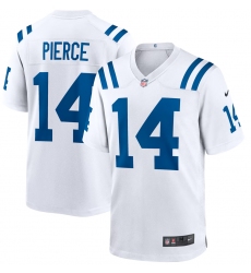 Men's Indianapolis Colts #14 Alec Pierce Limited White Vapor Jersey