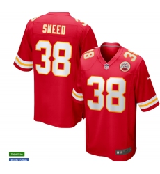 Men's Kansas City Chiefs #38 L'Jarius Sneed Red Limited Jersey