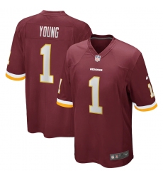 Men's Washington Redskins #1 Chase Young Nike Burgundy 2020 NFL Draft First Round Pick Game Jersey.webp
