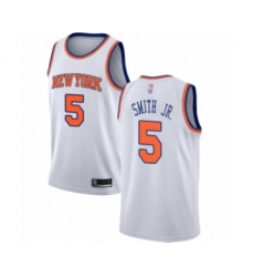 Youth New York Knicks #6 Elfrid Payton Swingman Navy Blue Basketball Jersey - 2018-19 City Edition