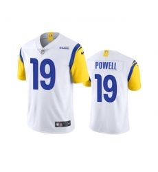 Men's Los Angeles Rams #19 Brandon Powell White Vapor Untouchable Limited Stitched Football Jersey
