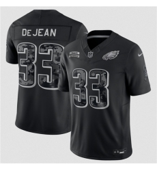 Men's Philadelphia Eagles #33 Cooper DeJean Black F.U.S.E. 2026 Salute to Service Limited Football Stitched Jersey