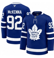 Men's Toronto Maple Leafs #92 Gavin McKenna Blue 2026 Stitched Hockey Jersey