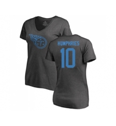 Football Women's Tennessee Titans #10 Adam Humphries Ash One Color T-Shirt