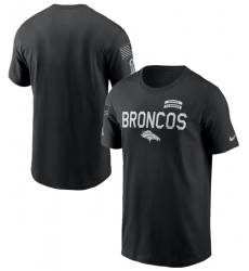 Men's Denver Broncos Black 2026 Salute to Service Sideline Dri-FIT T-Shirt