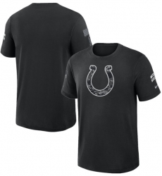 Men's Indianapolis Colts Black 2026 Salute to Service Slub T-Shirt