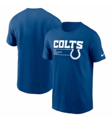 Men's Indianapolis Colts Blue Division Essential T Shirt