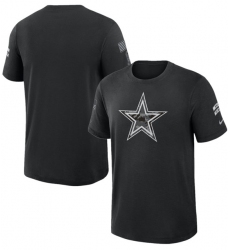 Men's Dallas Cowboys Black 2026 Salute to Service Slub T-Shirt