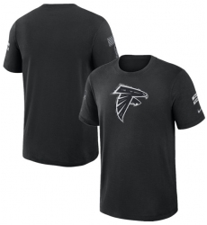 Men's Atlanta Falcons Black 2026 Salute to Service Slub T-Shirt