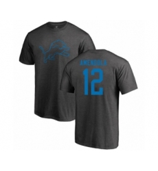 Football Detroit Lions #12 Danny Amendola Ash One Color T-Shirt