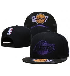 Nba Los Angeles Lakers Stitched Snapback Hats 002