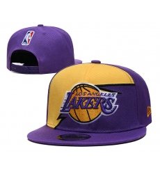 Nba Los Angeles Lakers Stitched Snapback Hats 003