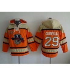Men's Pittsburgh Pirates #29 Francisco Cervelli Orange MLB Baseball Hoodie