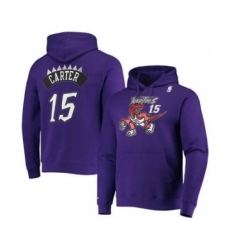 Men's Toronto Raptors #15 Vince Carter 2021 Purple Pullover Basketball Hoodie