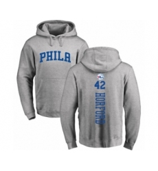 Basketball Philadelphia 76ers #42 Al Horford Ash Backer Pullover Hoodie