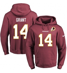 NFL Men's Nike Washington Redskins #14 Ryan Grant Burgundy Red Name & Number Pullover Hoodie